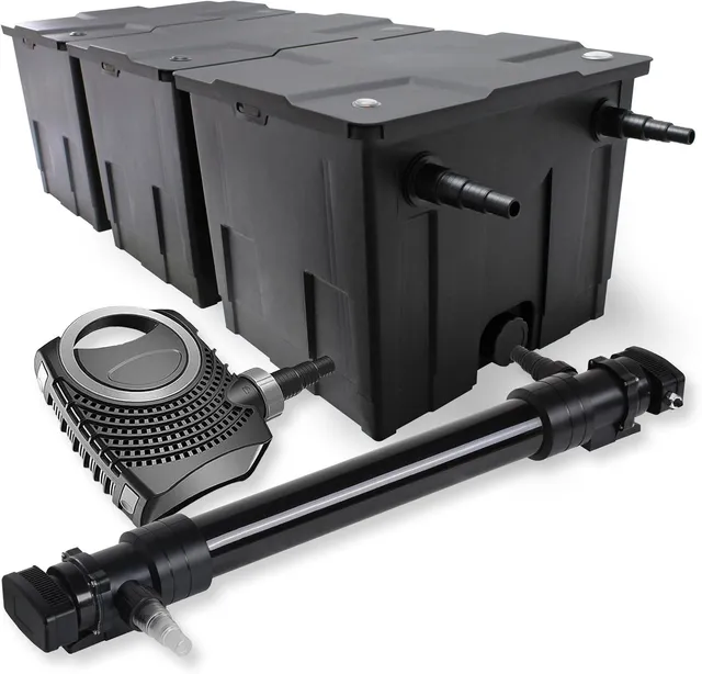 sunsun-cbf-350c-kit-filtre-bassin-pompe-uvc-72w-90000l image 1