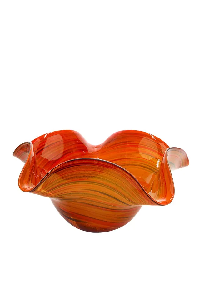 gilde-bols-en-verre-sienna-bol-verre-fait-main-40x18-cm image 1