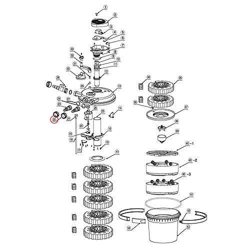 sunsun-cpf-15000-bague-visser-filtre-bassin-pression image 6