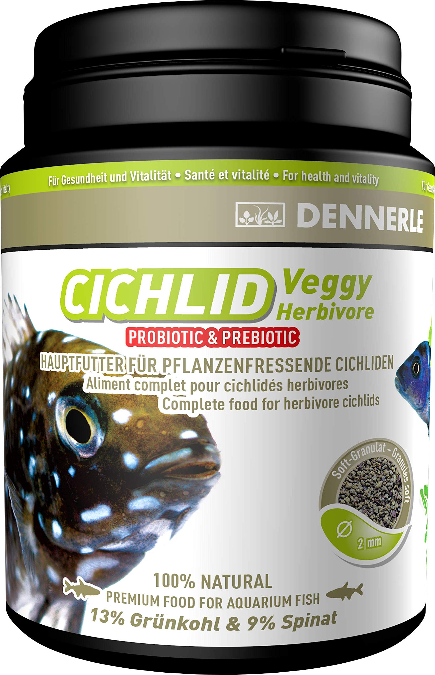 dennerle-cichlid-veggy-aliment-poissons-200-ml-spiruline image 3