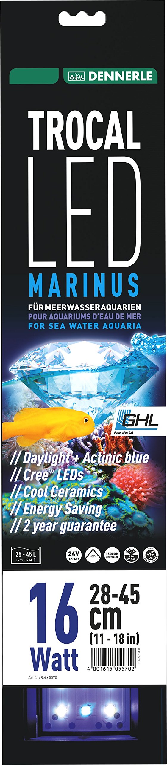 dennerle-trocal-led-marinus-30-clairage-aquarium-15000k-coraux image 1
