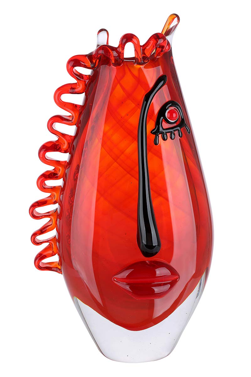 gilde-vases-cache-pots-vase-verre-table-art-34-cm-colore image 1