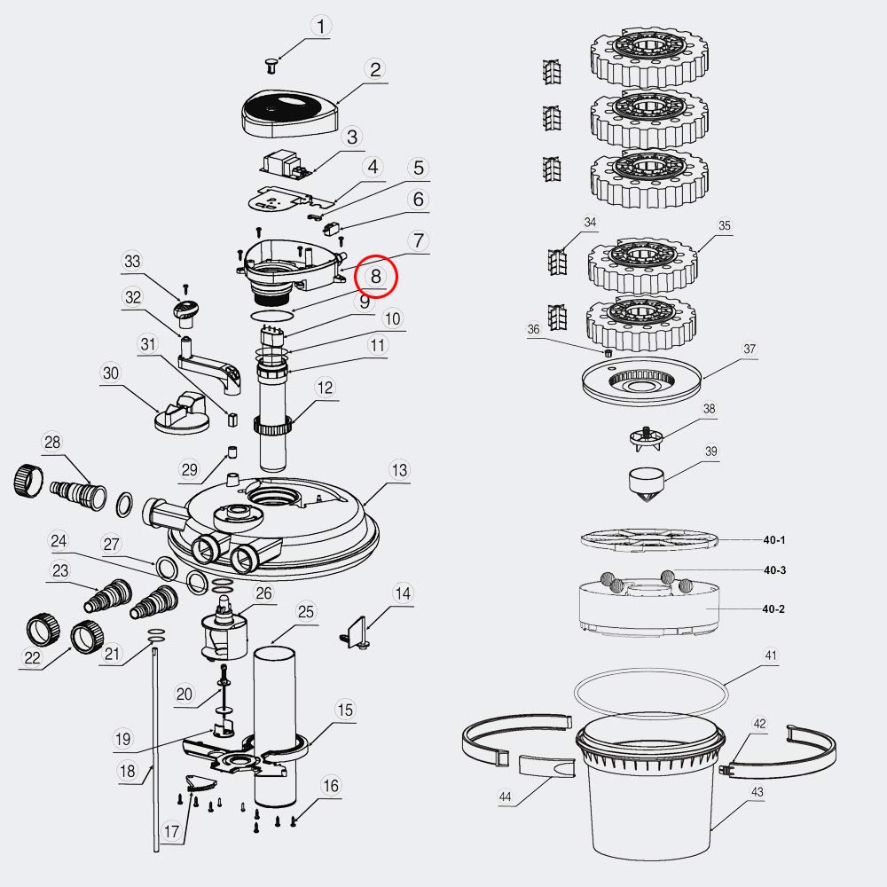 sunsun-spare-parts-s-rie-cpf-joint-torique-filtre-bassin image 3