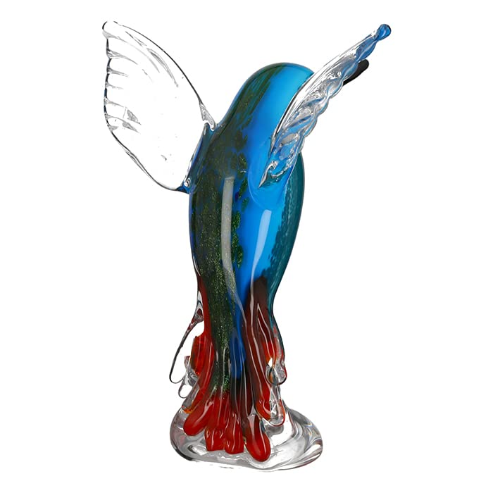 gilde-sculptures-martin-p-cheur-oiseau-verre-22-cm image 6