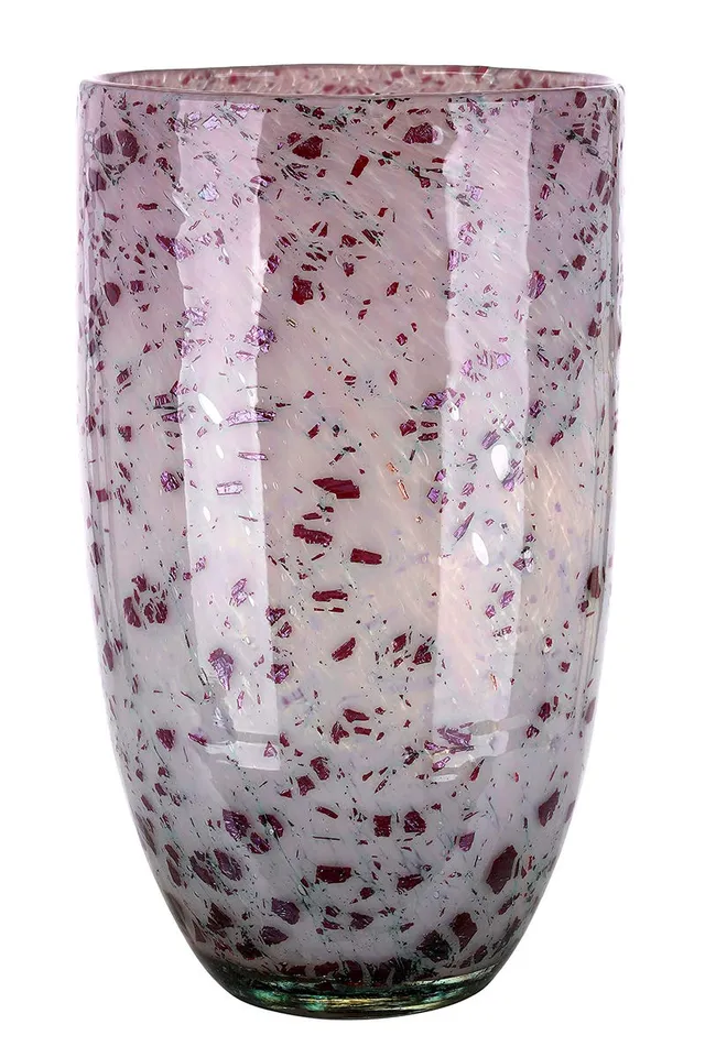 gilde-antique-rose-vase-en-verre-bordeaux-29-cm image 1