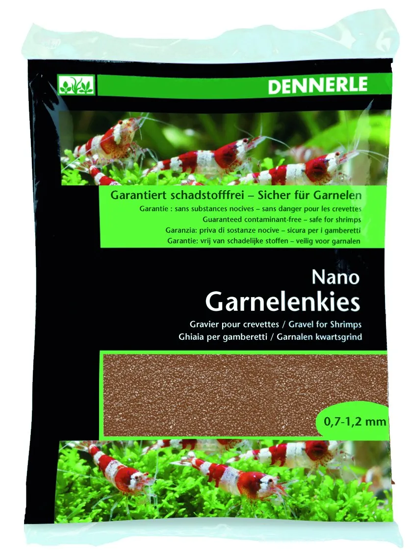 dennerle-nano-gravier-crevettes-brun-borneo-2-kg image 1