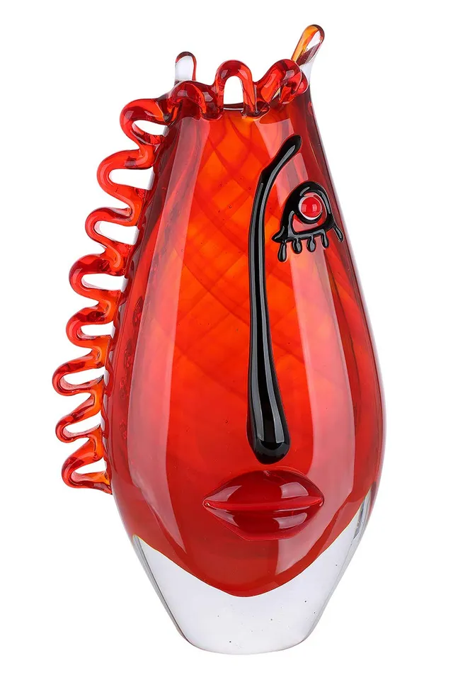 gilde-vases-cache-pots-vase-verre-table-art-34-cm-colore image 1