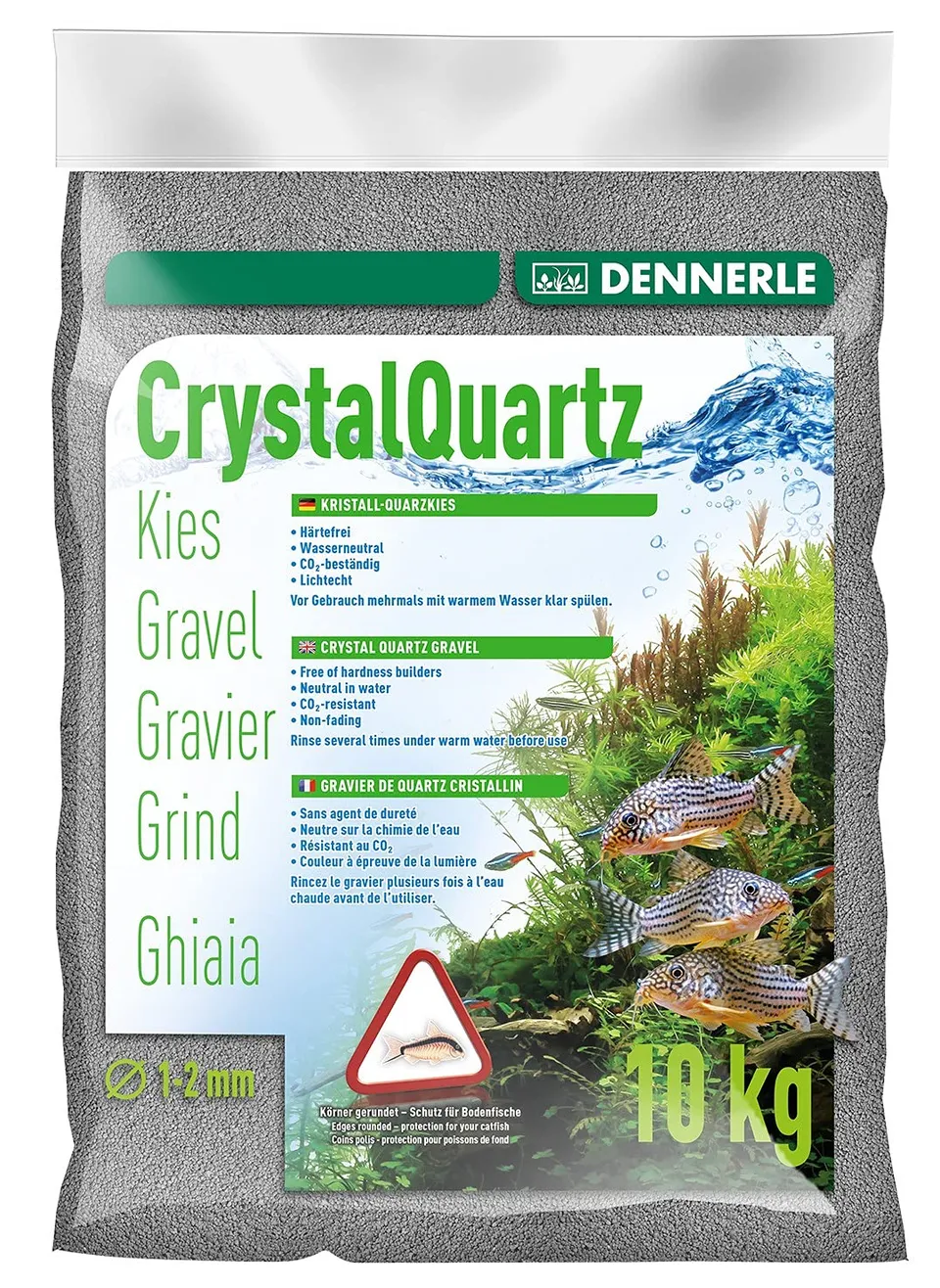 dennerle-gravel-and-soil-gravier-quartz-10-kg-gris-ardoise image 1