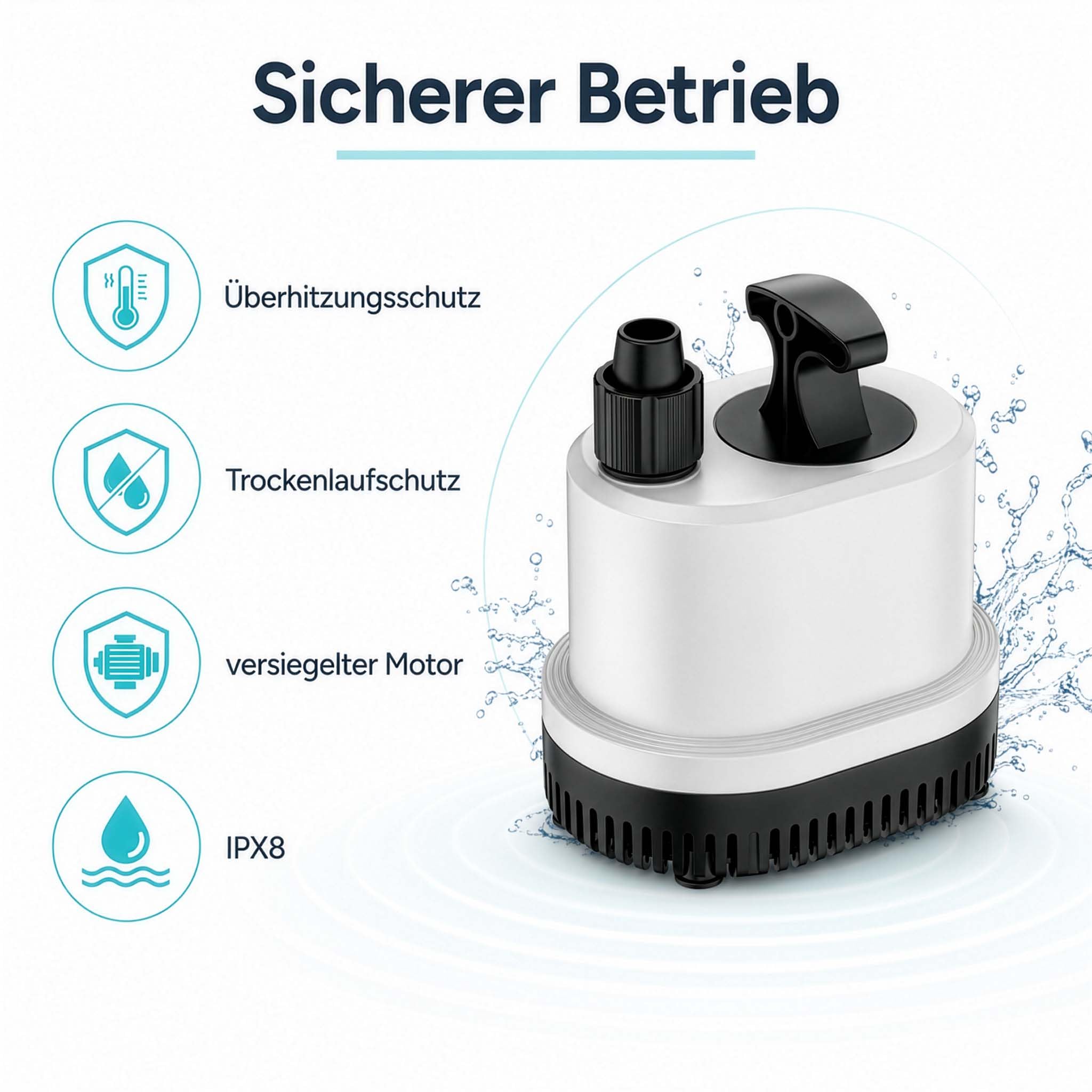 sunsun-chl-2500-pompe-aquarium-submersible-2500-l-h-40w image 3