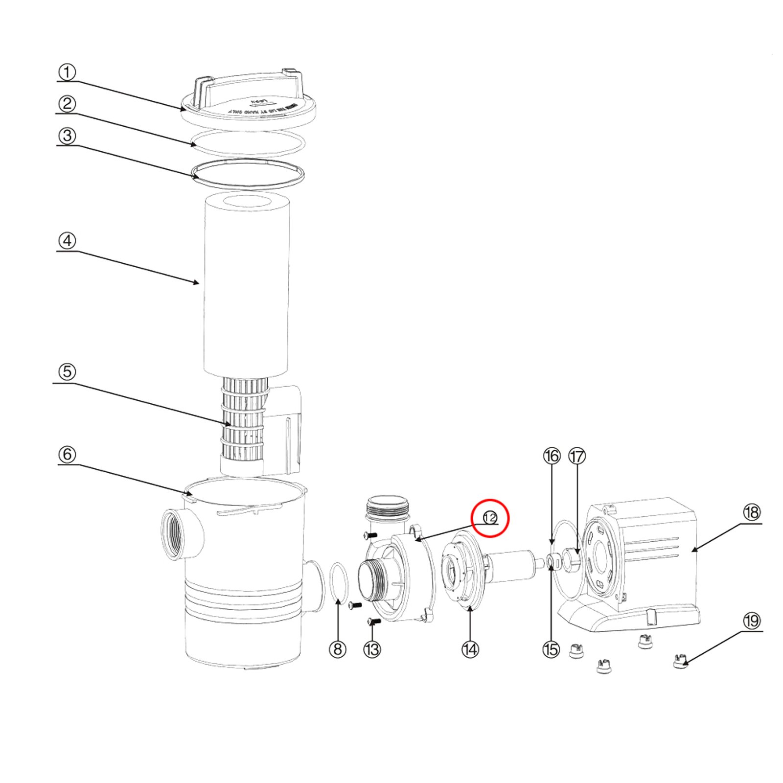 sunsun-spare-parts-corps-pompe-piscine-cpp-10000f-16000f image 4
