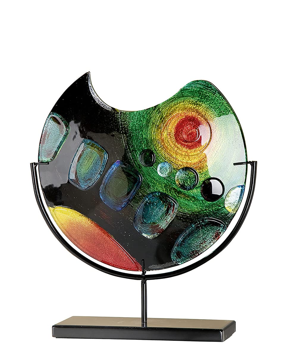 gilde-vases-cache-pots-vase-verre-artisanal-37-cm-colore image 1
