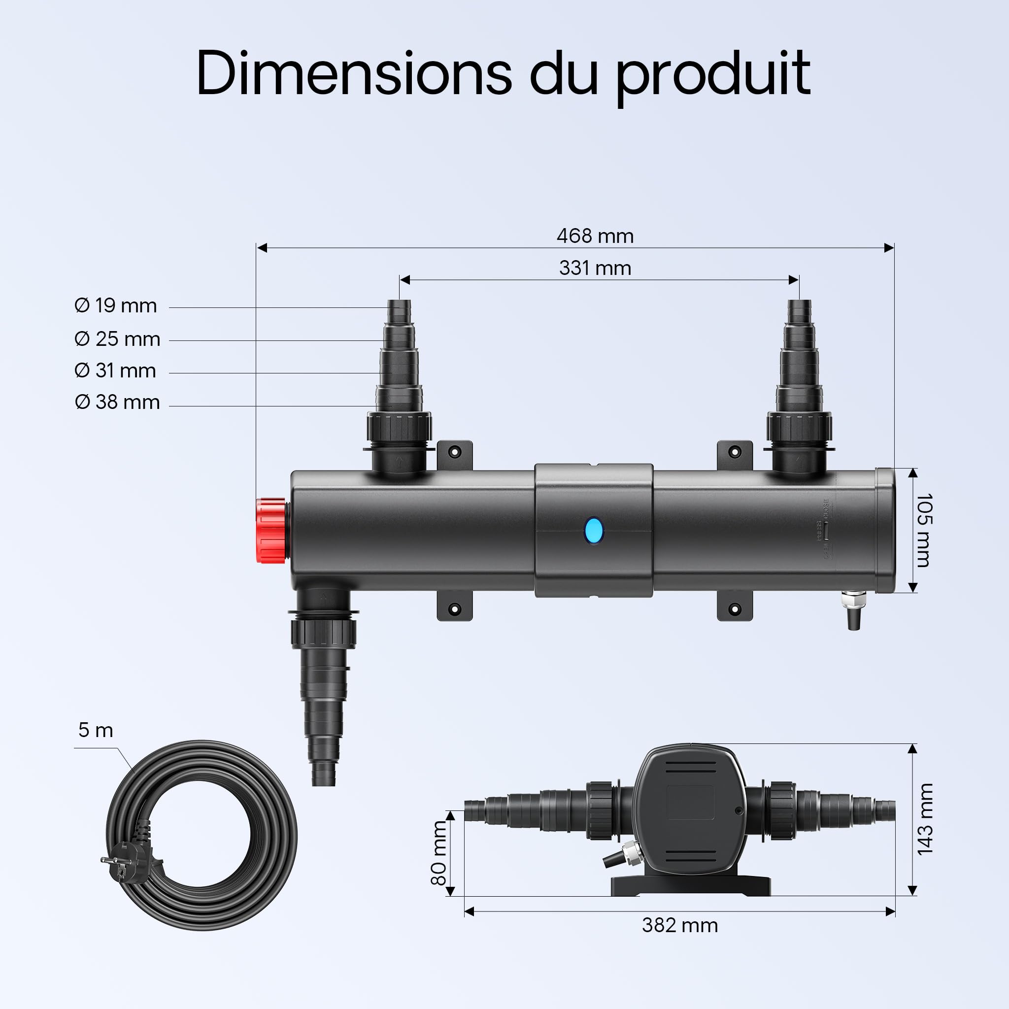 sunsun-cbf-550-kit-filtre-bassin-pompe-uvc-10000-l-h-60000-l image 2