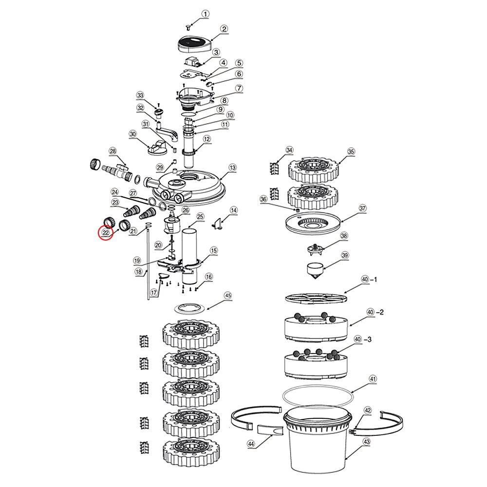 sunsun-cpf-15000-bague-visser-filtre-bassin-pression image 3