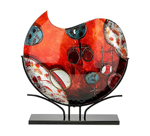 gilde-vases-cache-pots-croce-vase-verre-47-5-cm-fait-main image 8