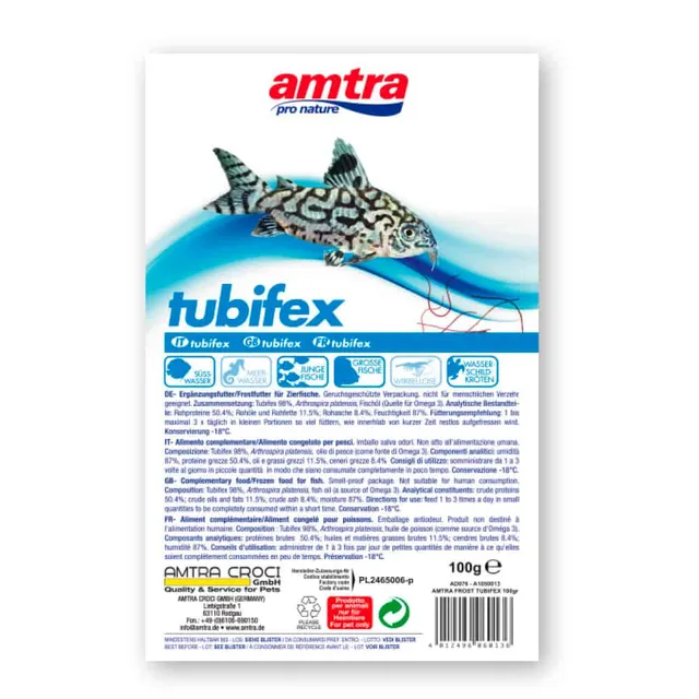 amtra-frost-tubifex-nourriture-poisson-congel-e-100-g image 1
