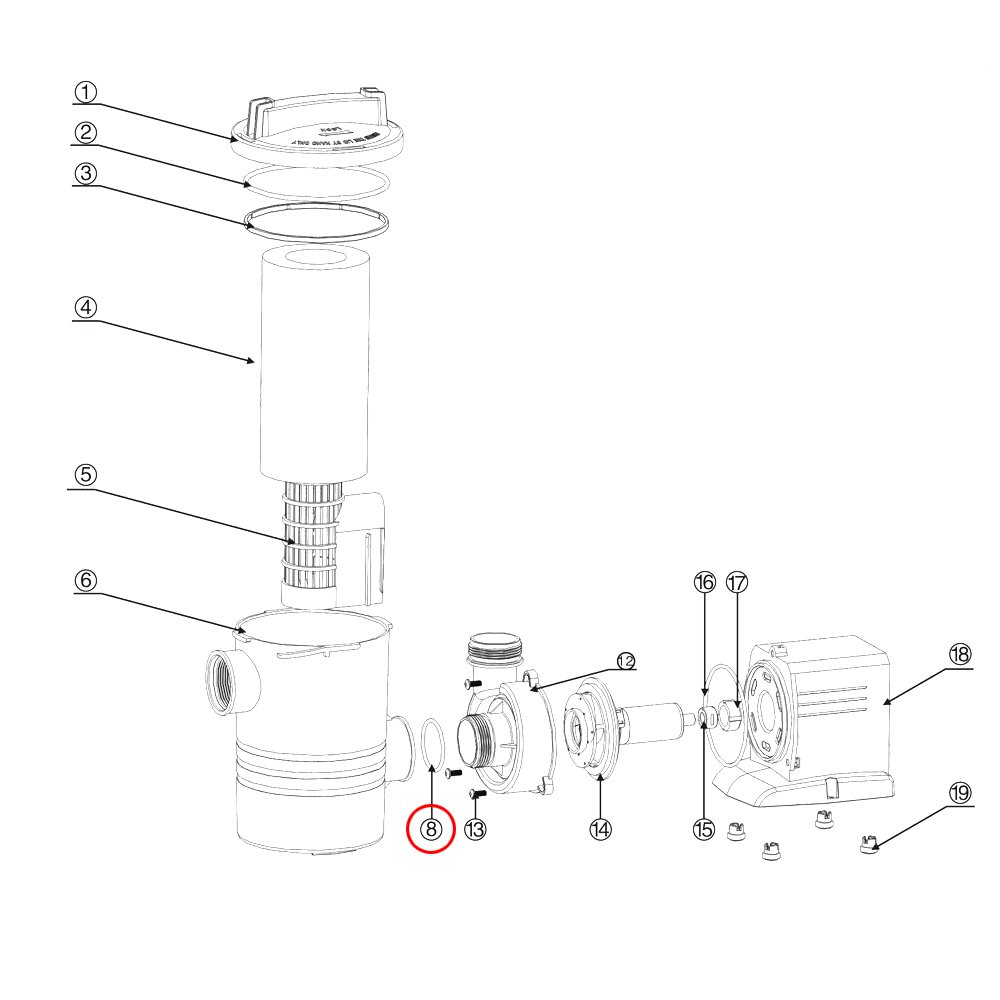 sunsun-cpp-10000f-joint-torique-2-pi-ce-pompe-piscine image 3