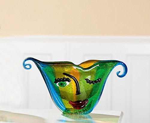 gilde-twinkle-vase-verre-fait-main-17-cm-color-ovale image 3
