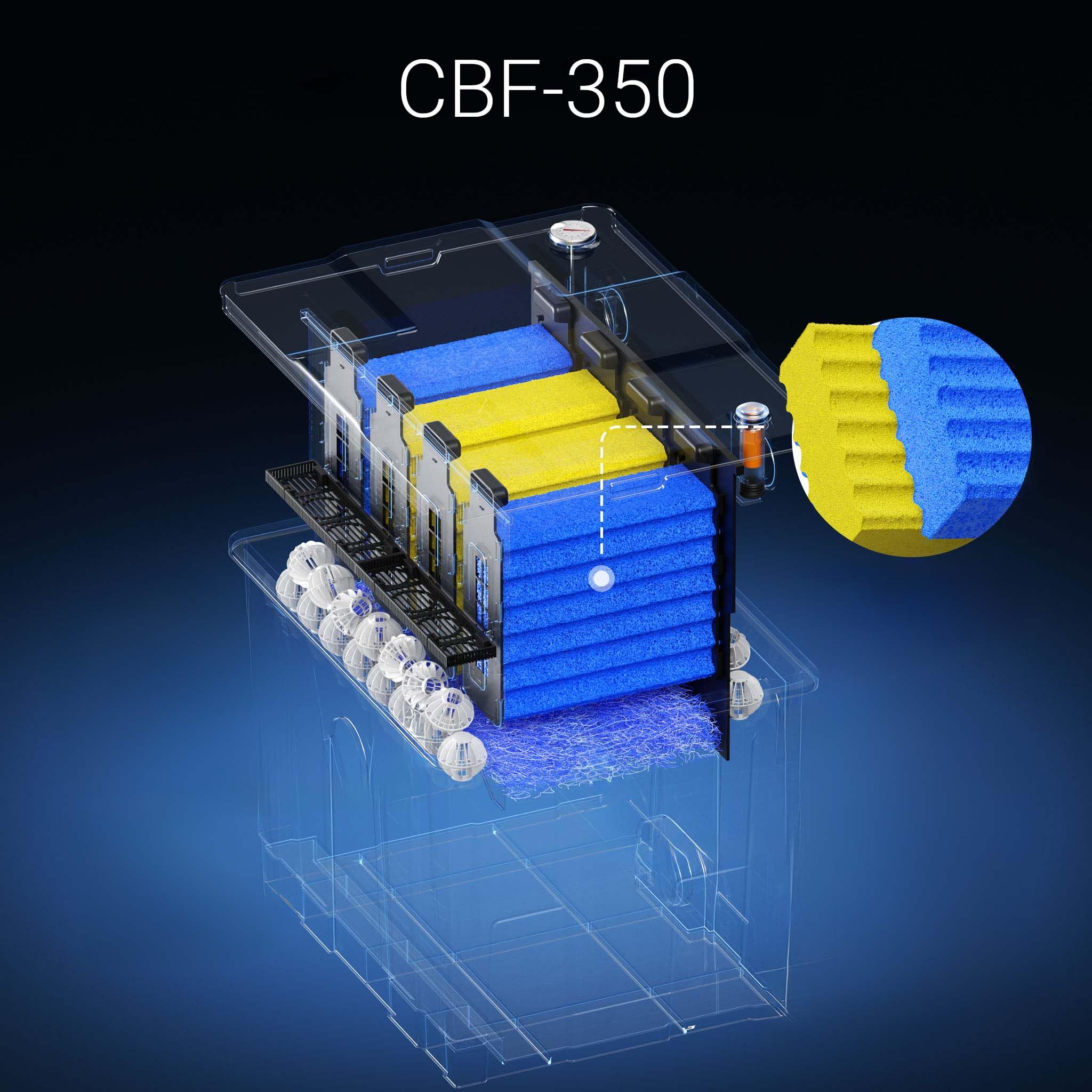 sunsun-filter-media-ponge-fine-cbf-350b-bassin image 3