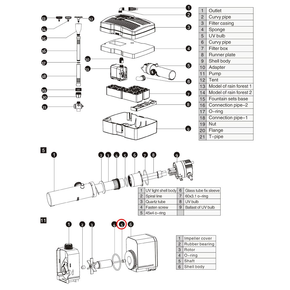 sunsun-cuf-2500-arbre-pompe-filtre-pi-ce-rechange image 3