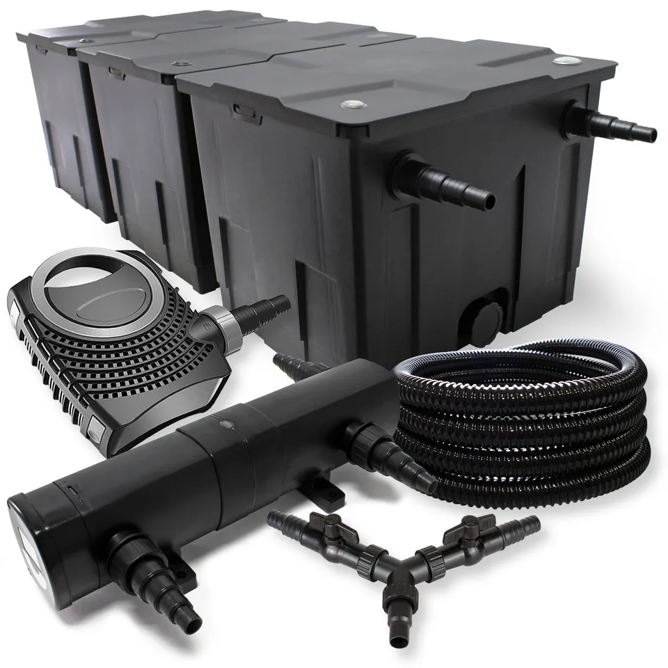 sunsun-cbf-350c-kit-filtre-bassin-pompe-8000-uvc-36w-25m image 1