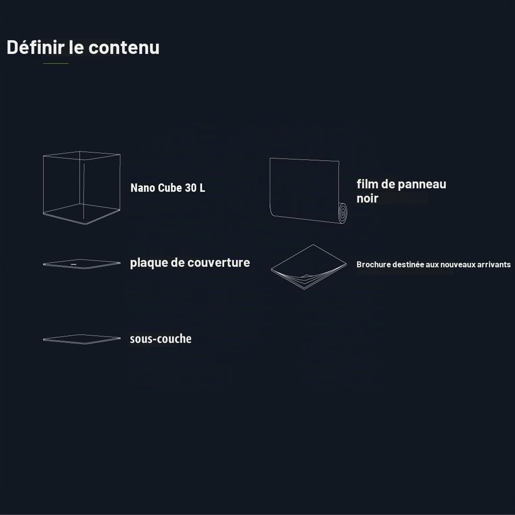 dennerle-nano-cube-aquarium-verre-30-l-30x30x35-cm image 2