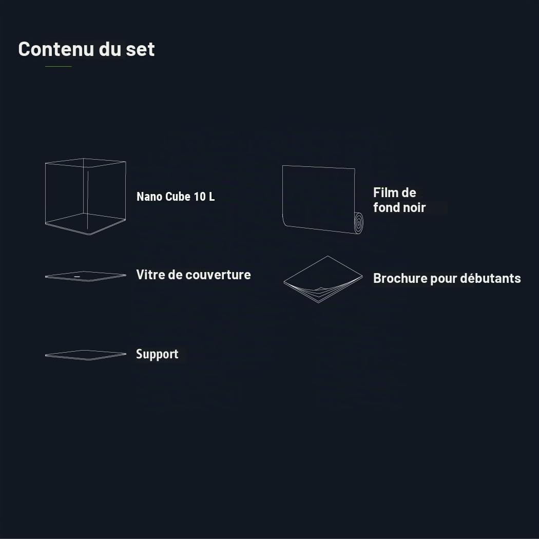 dennerle-nano-cube-aquarium-10-l-vitre-panoramique image 2