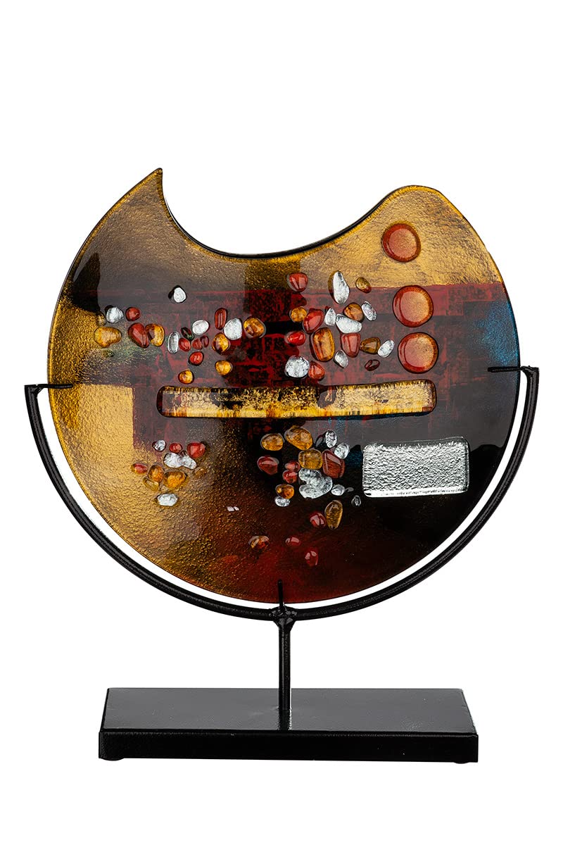 gilde-bols-en-verre-bassin-d-coratif-38-cm-peint-main image 4