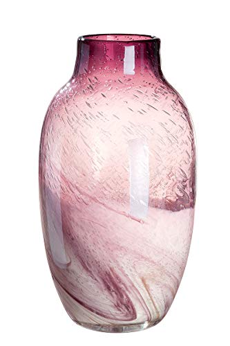 gilde-porpora-vase-en-verre-magenta-dor-36-cm image 7