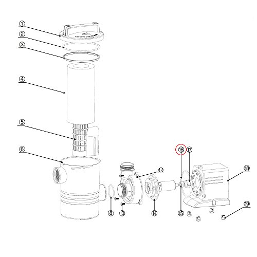 sunsun-spare-parts-cpp-5000f-joint-torique-4-rouge-piscine image 6