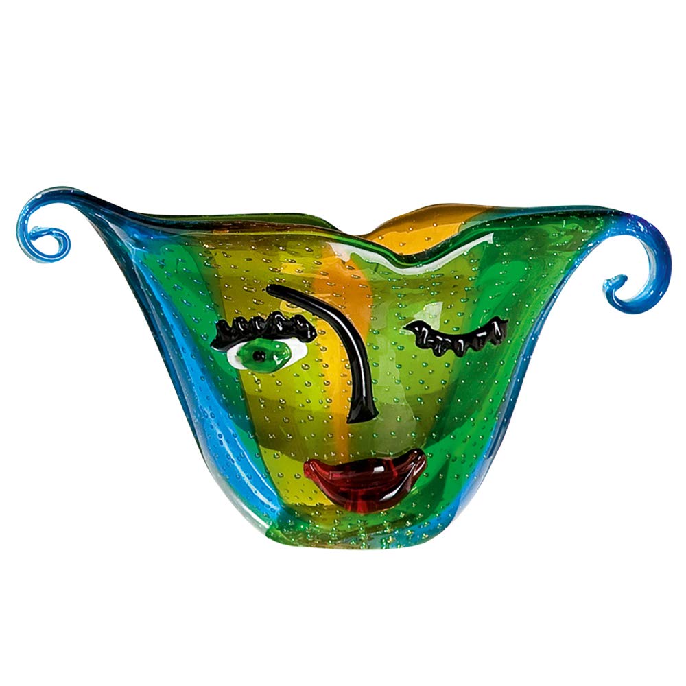 gilde-twinkle-vase-verre-fait-main-17-cm-color-ovale image 1