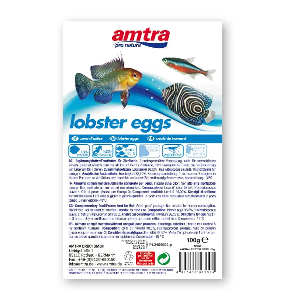 amtra-frost-oeufs-homard-nourriture-poisson-100-g image 1