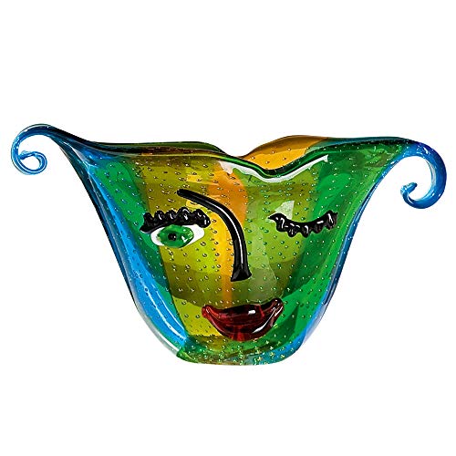 gilde-twinkle-vase-verre-fait-main-17-cm-color-ovale image 2