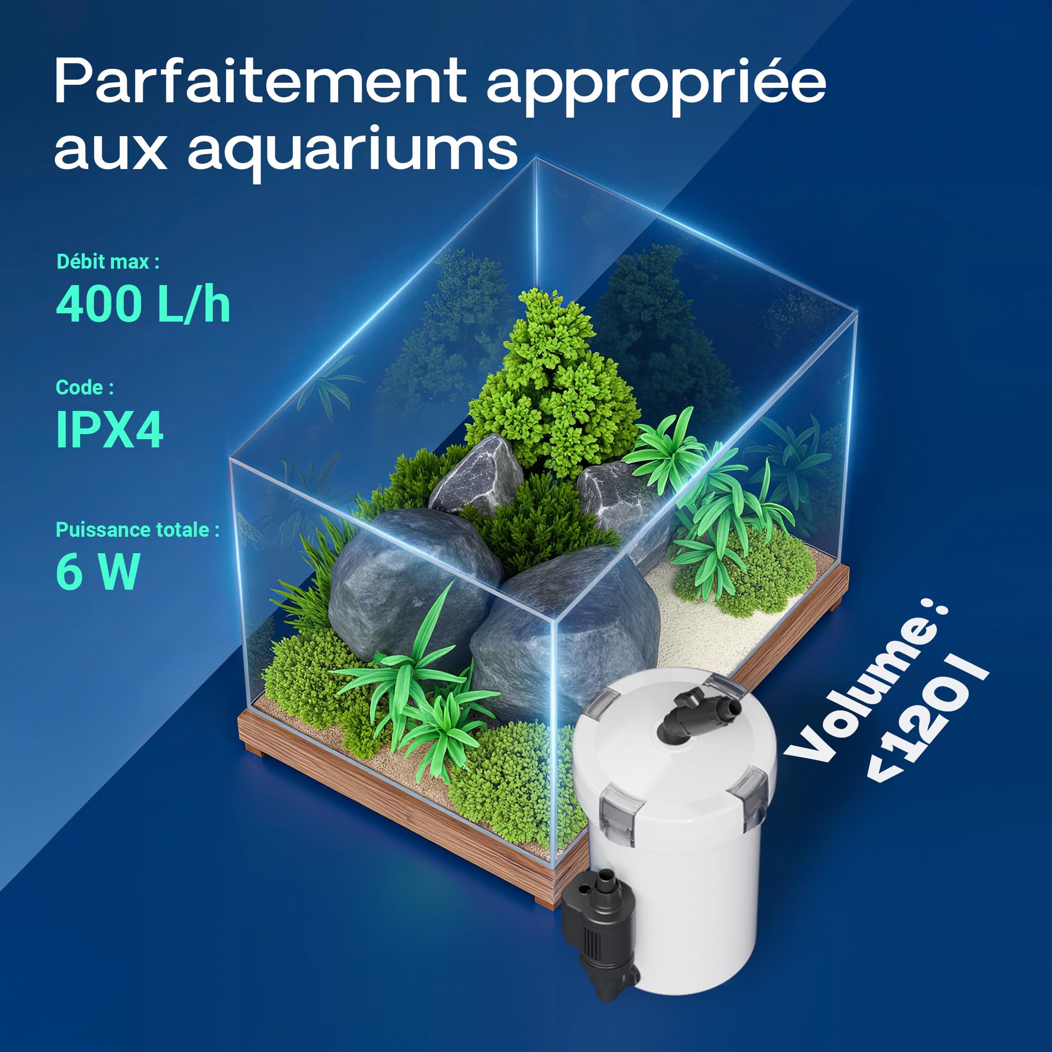 sunsun-aquarium-filters-hw-603b-filtre-externe-400-l-h-6w image 5