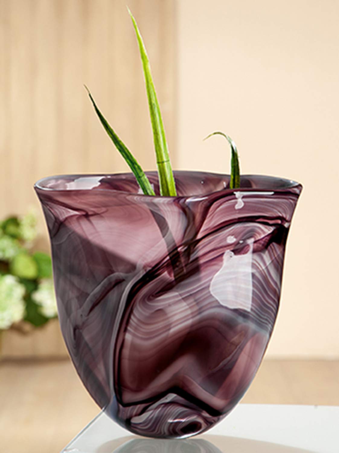 gilde-nuvola-vase-verre-fait-main-31-cm-color image 2
