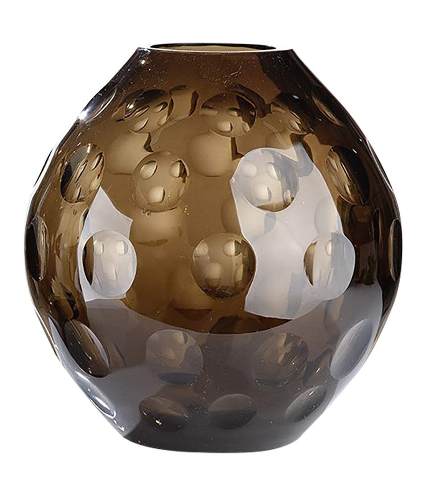 gilde-vases-cache-pots-vase-verre-brun-30-cm image 7