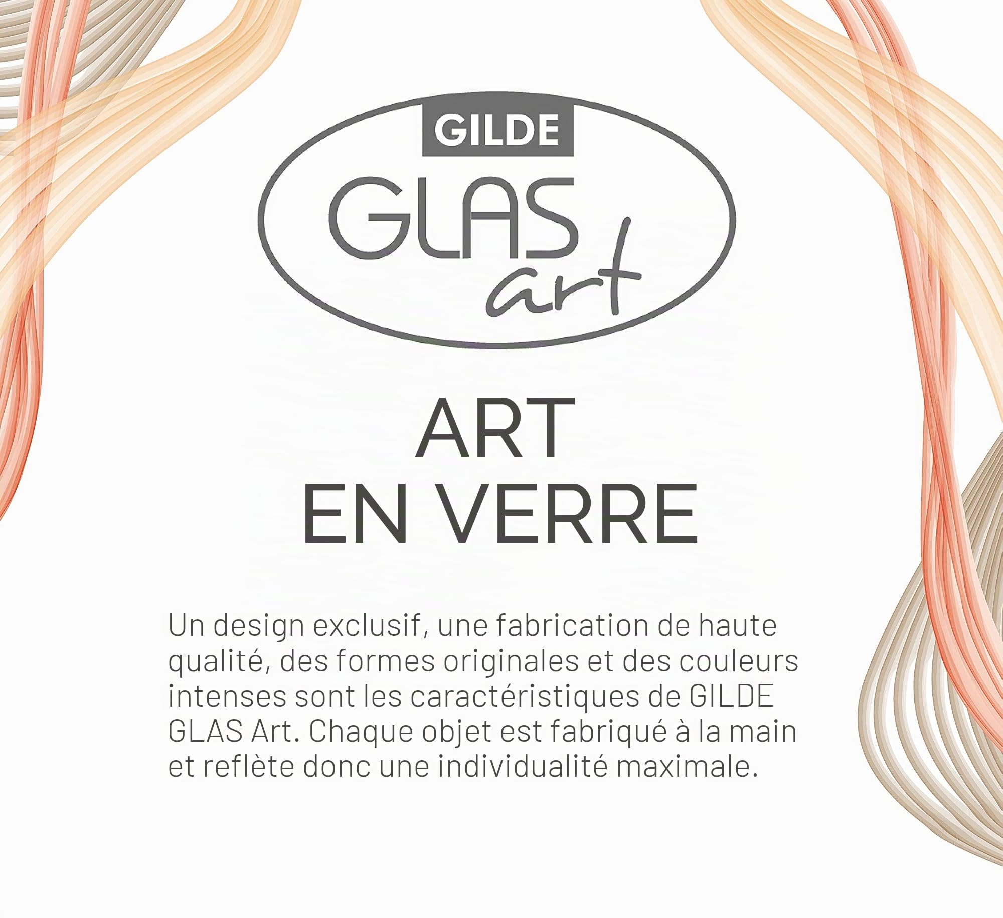 gilde-glas-art-vase-verre-peint-main-52-cm-pearl image 8