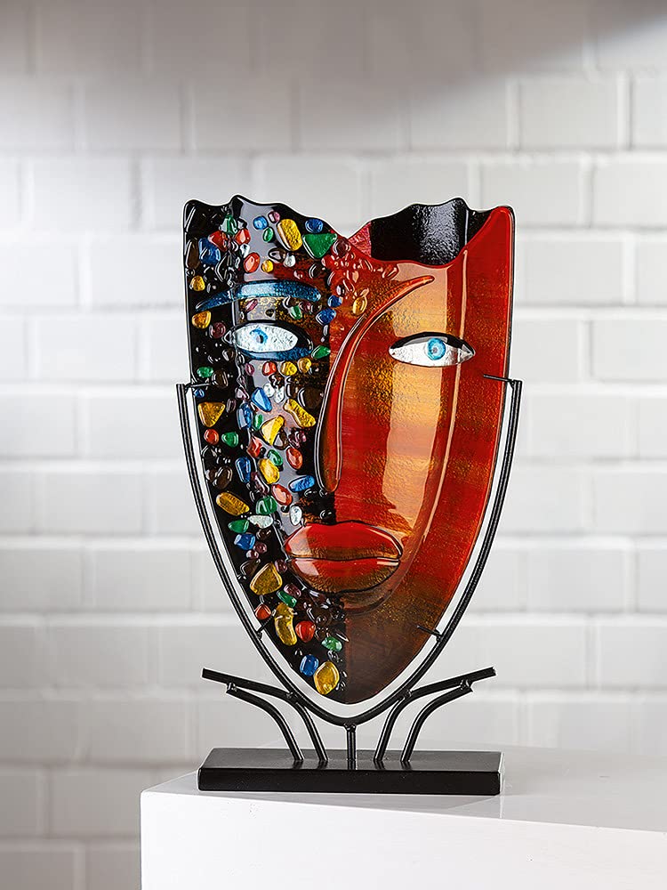 gilde-glas-art-vase-verre-multicolore-46-cm image 5