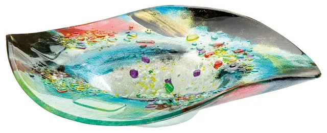 gilde-bols-en-verre-bol-d-coratif-d-48-cm-bleu-multicolore image 1
