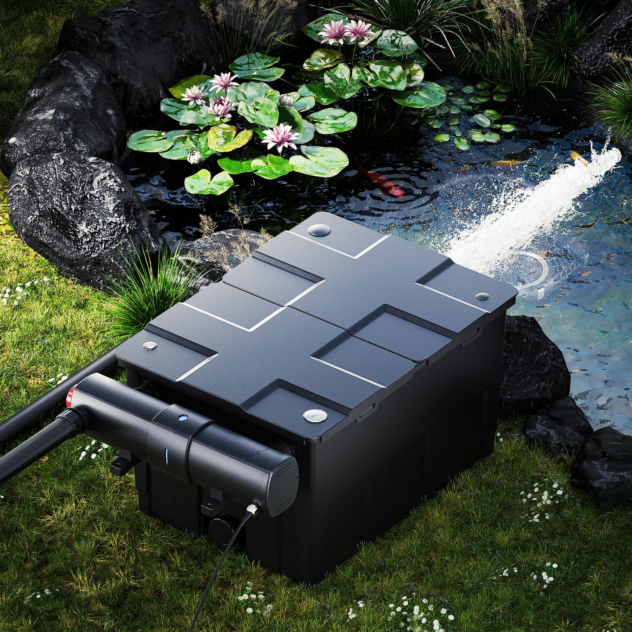 sunsun-pond-bio-press-cbf-550-kit-bassin-60000-l-pompe-uv image 2