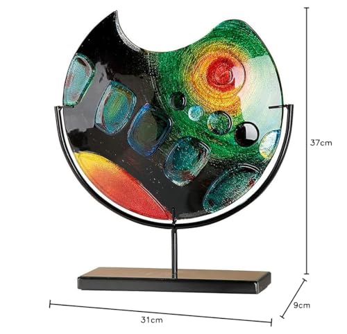gilde-vases-cache-pots-vase-verre-artisanal-37-cm-colore image 7