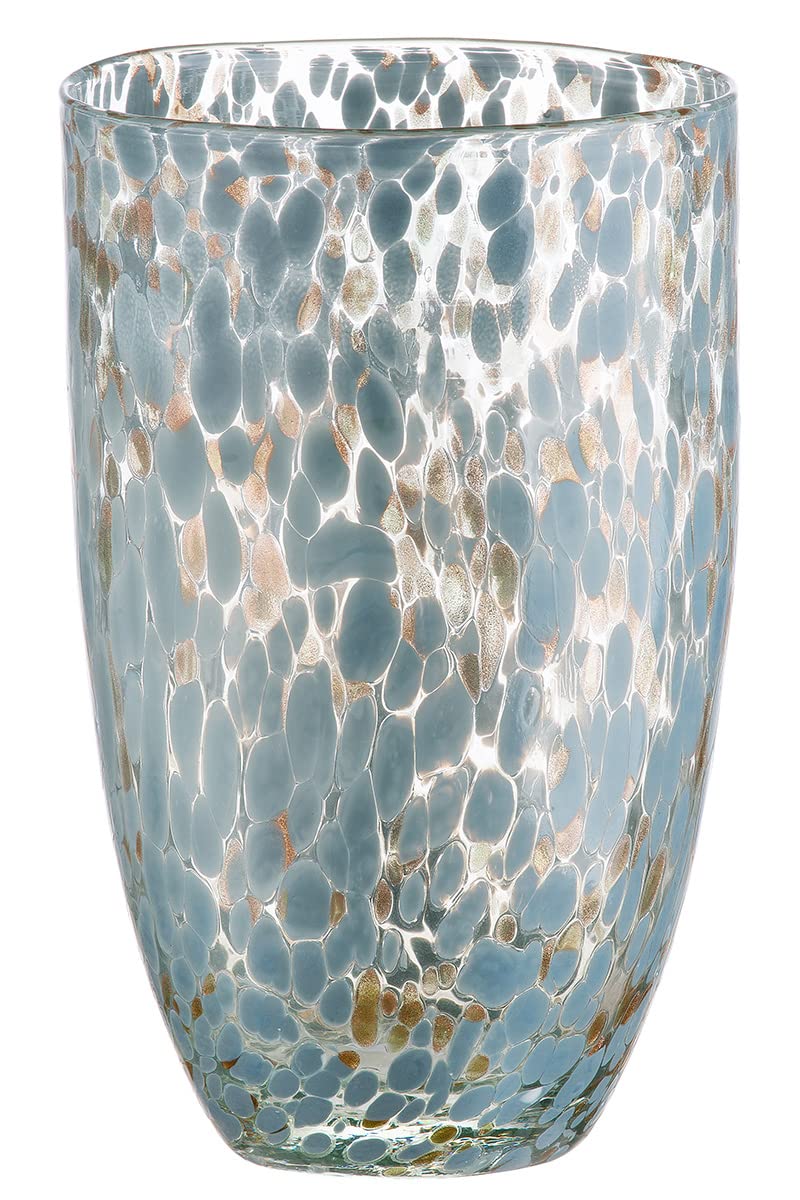gilde-vase-verre-peint-main-vert-50-cm-grenouille image 7