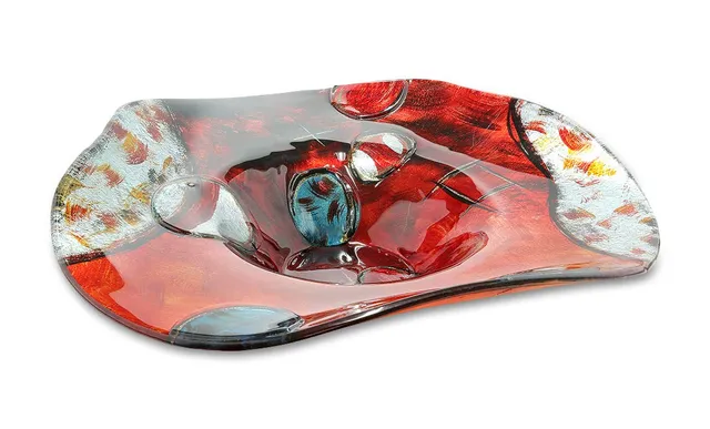 gilde-glas-art-bol-verre-croce-d-48-cm-multicolore image 1