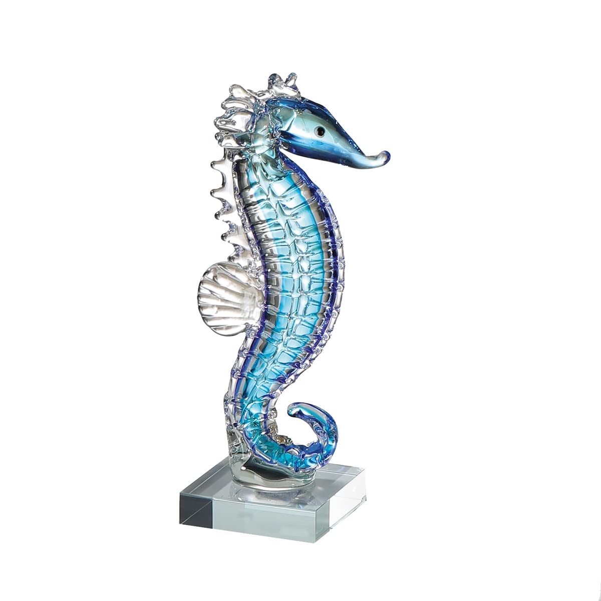 gilde-sculptures-martin-p-cheur-oiseau-verre-22-cm image 4