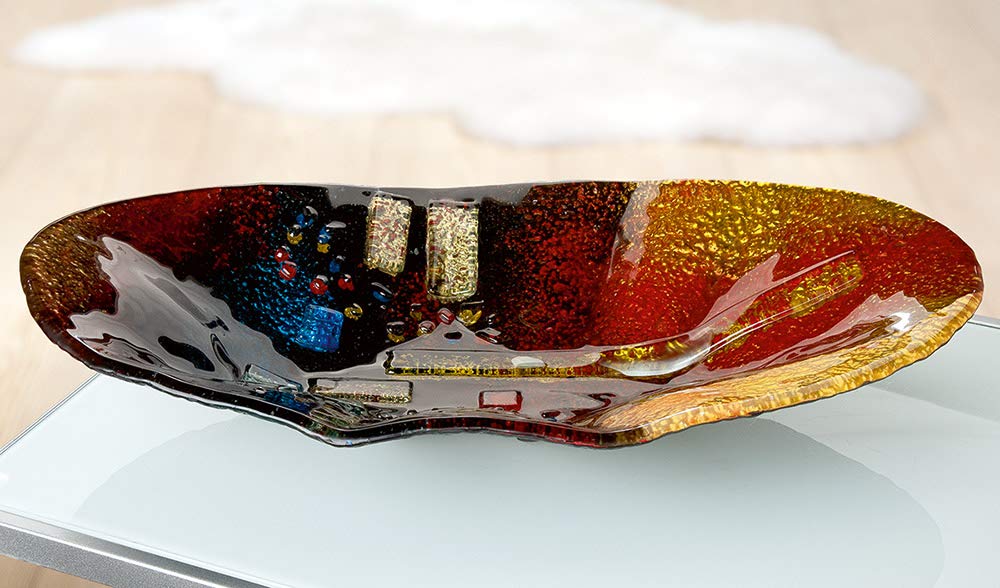 gilde-glas-art-bol-verre-soleil-49-cm-fusing image 2