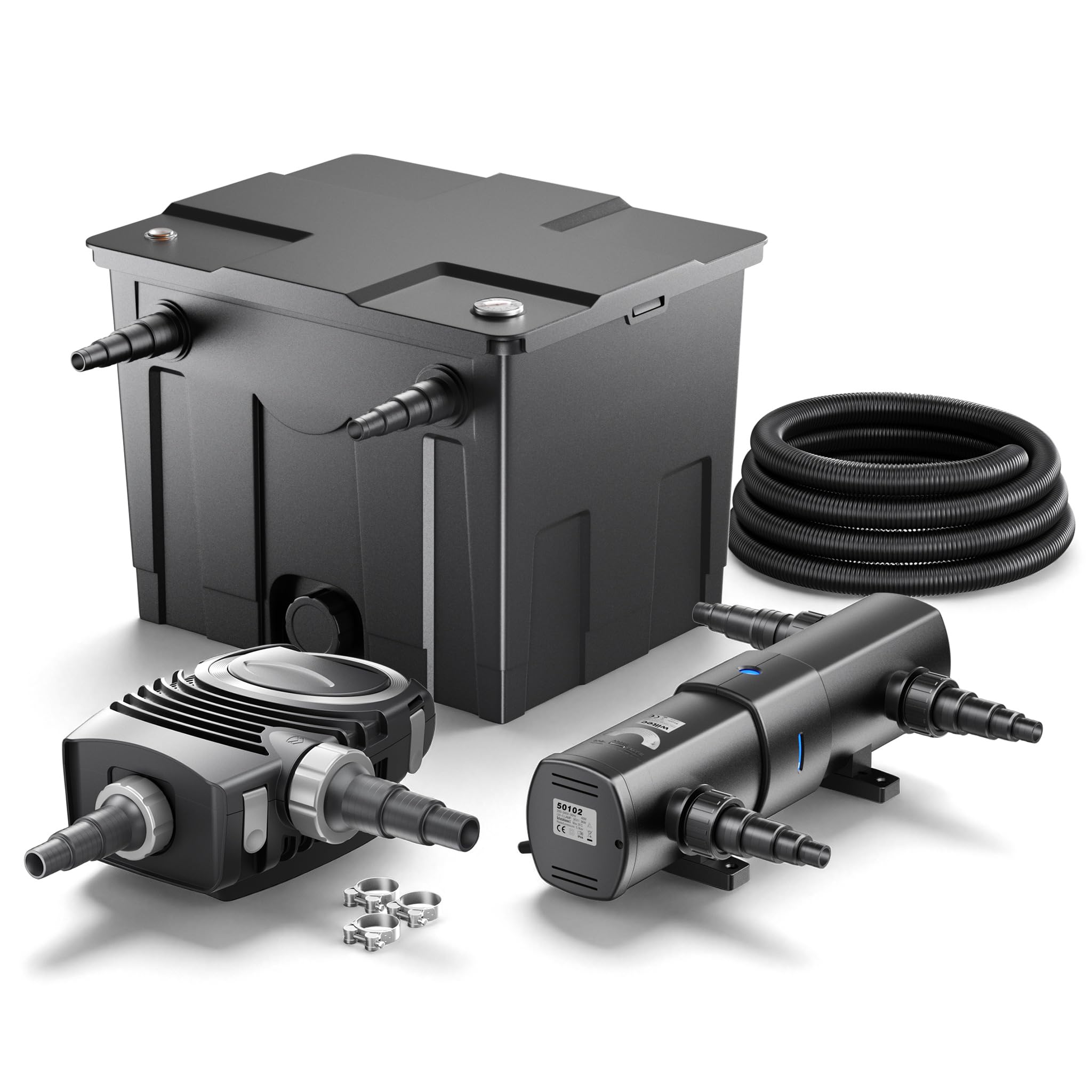 sunsun-cbf-350-kit-filtre-bassin-12000l-pompe-neo-6000-uv-36w image 1