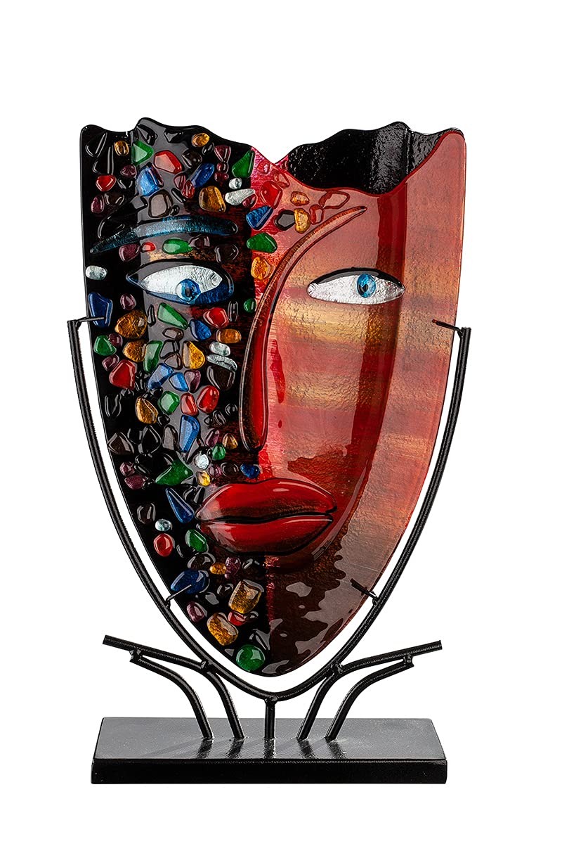gilde-glas-art-vase-verre-multicolore-46-cm image 2