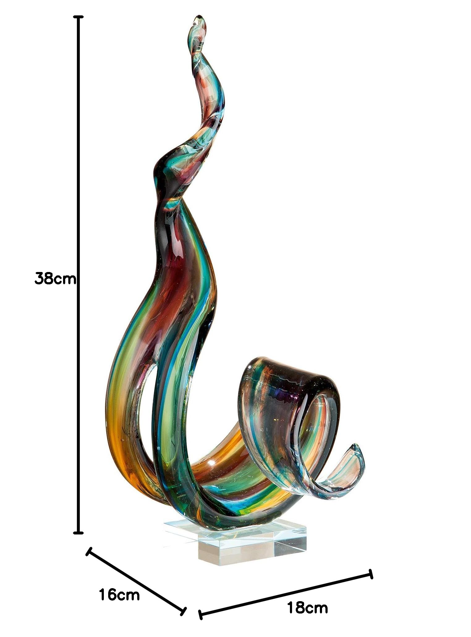 gilde-sculptures-marea-sculpture-verre-38-cm-fait-main image 7