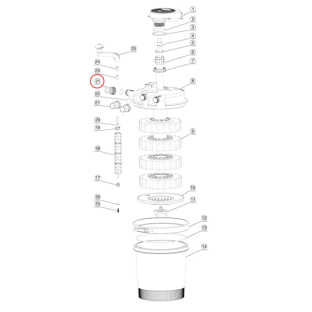 sunsun-cpf-2500-raccord-entr-e-sortie-32-pi-ce image 3