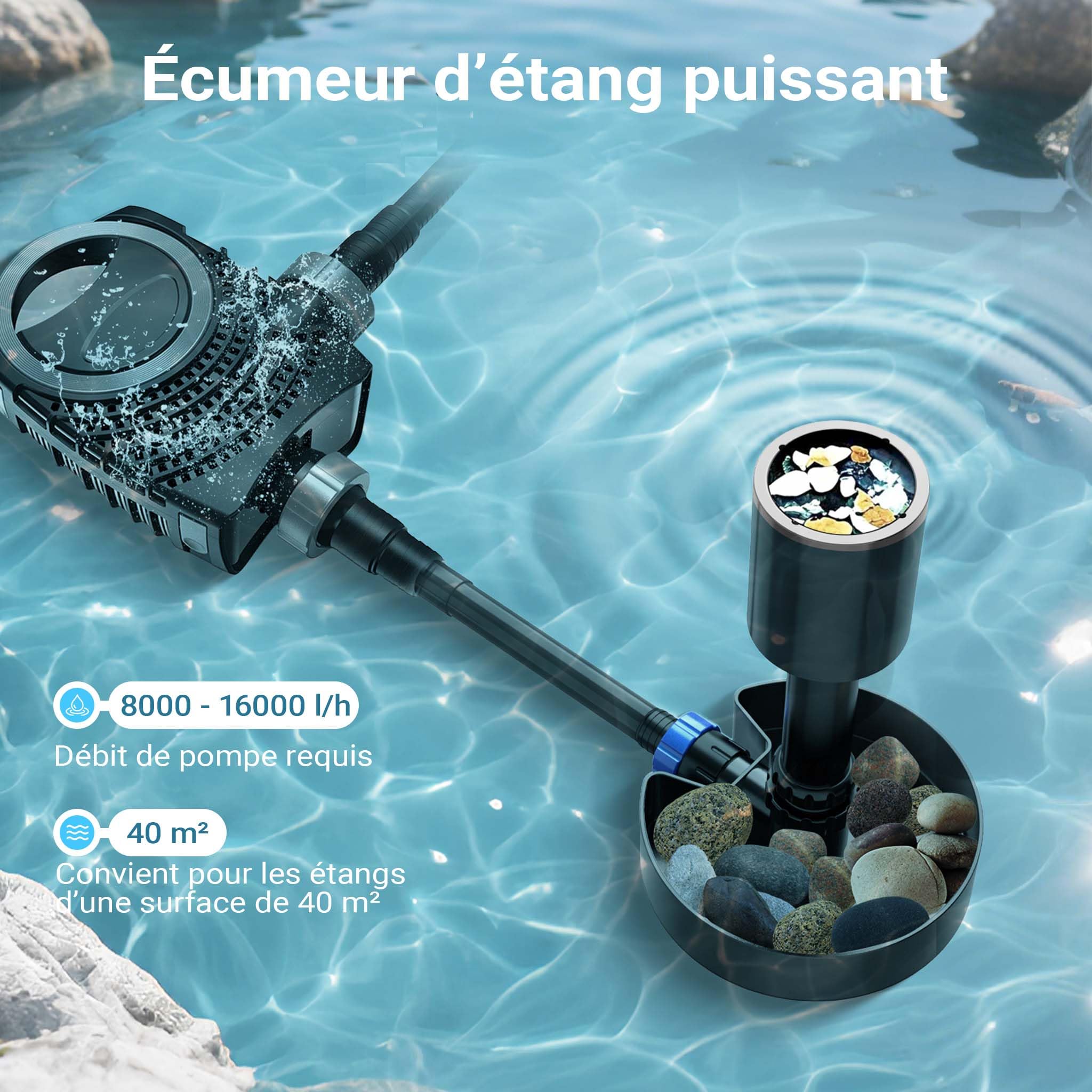 sunsun-csp-40-cumeur-bassin-skimmer-40-m-8000-l-h image 6