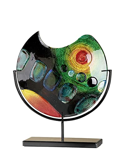 gilde-vases-cache-pots-vase-verre-artisanal-37-cm-colore image 4
